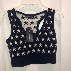 Crop top with stars
